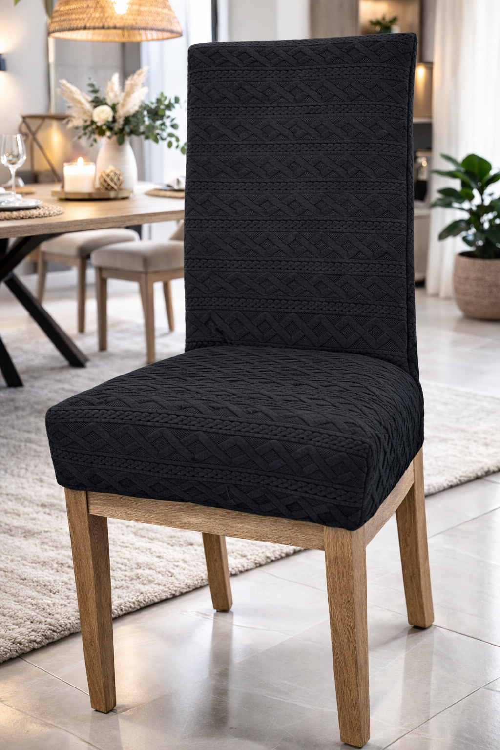 FUNDA PARA SILLA DE COMEDOR CON RELIEVE ⭐⭐⭐⭐⭐ 5/5