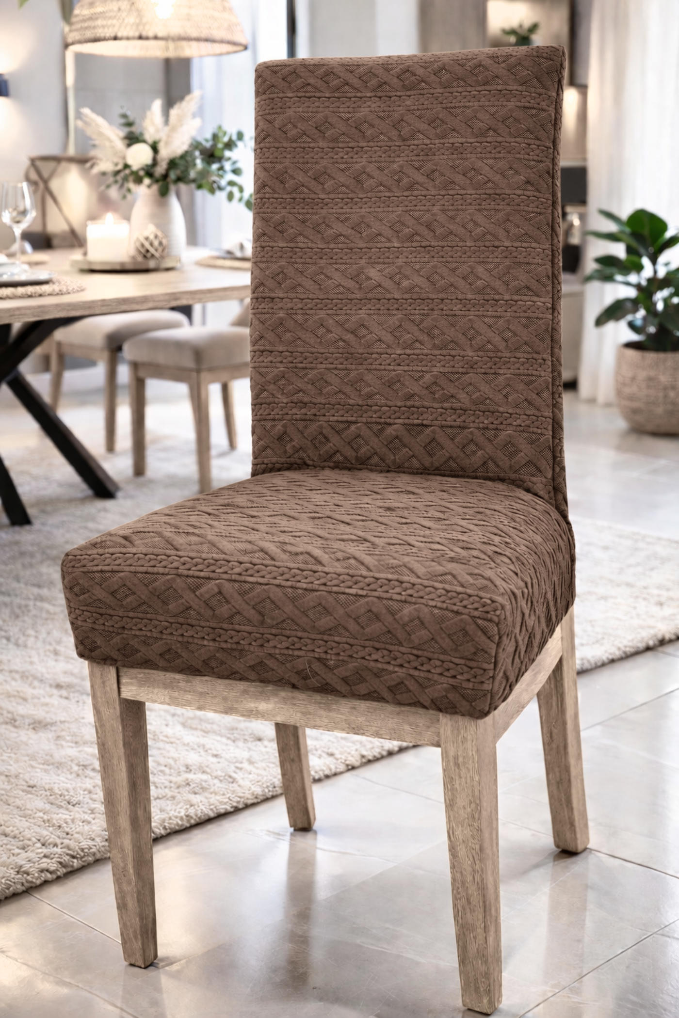 FUNDA PARA SILLA DE COMEDOR CON RELIEVE ⭐⭐⭐⭐⭐ 5/5