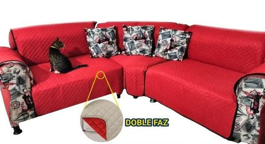 CUBRESOFA ACOLCHADO PARA SALA L3 PIEZAS ⭐⭐⭐⭐⭐ 5/5